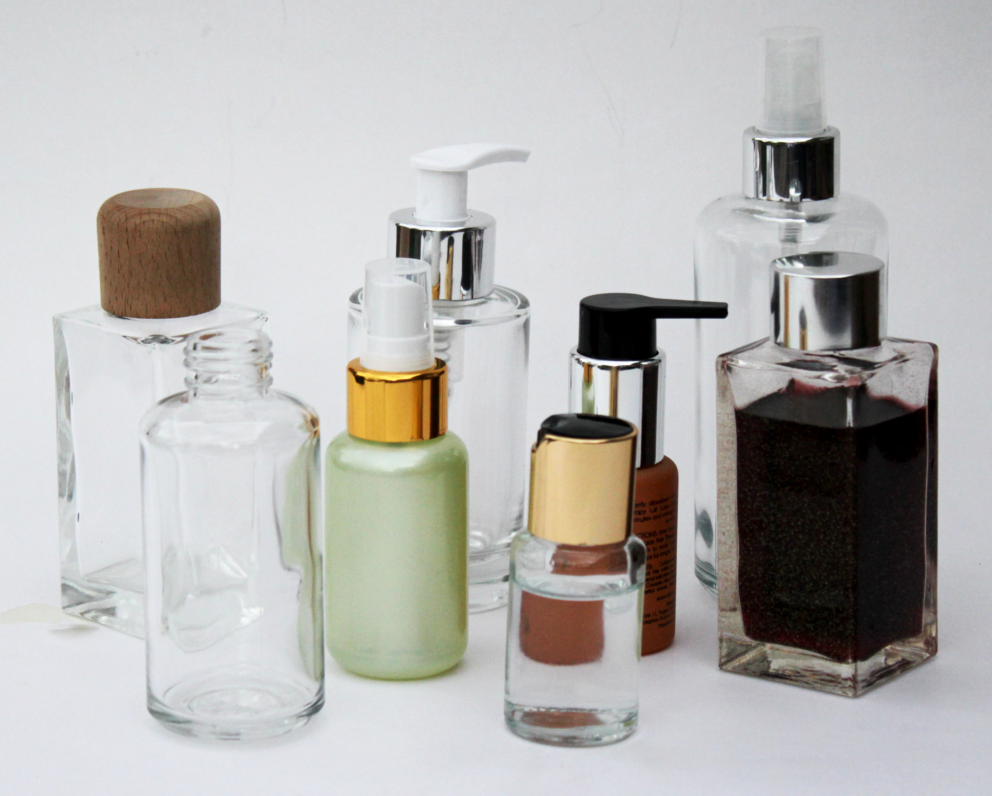 Glass Cosmetic Bottle